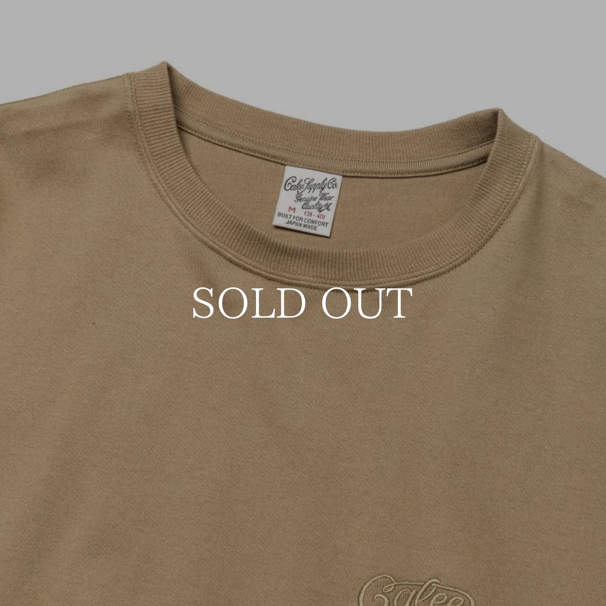 画像6: CALEE  EMBROIDERY DROP SHOULDER S/S TEE (6)