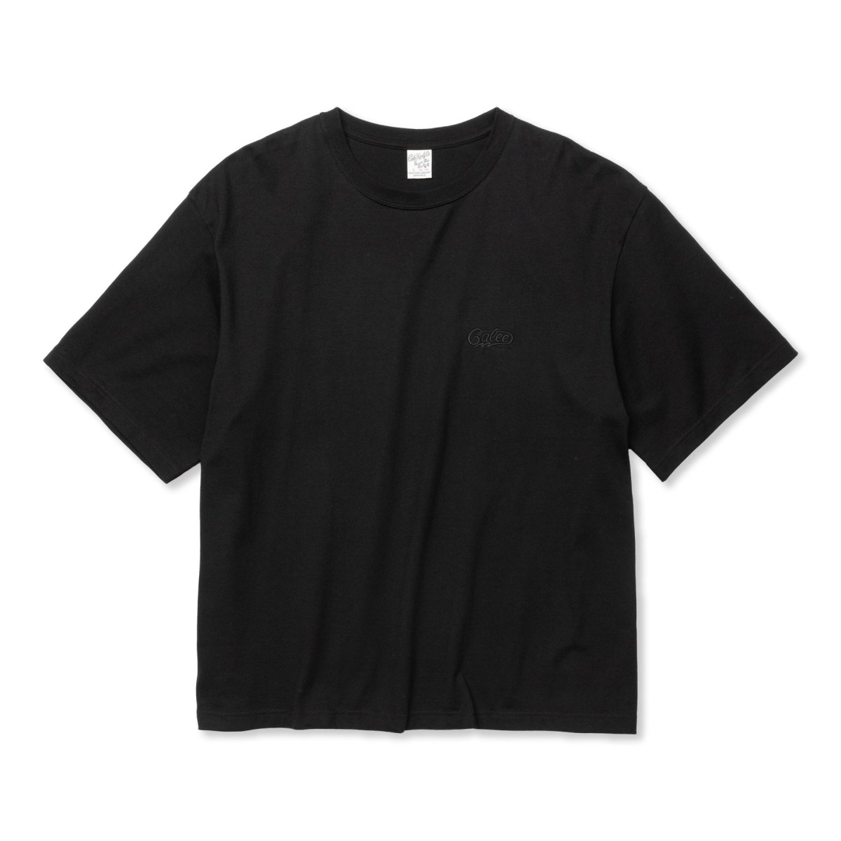 画像1: CALEE  EMBROIDERY DROP SHOULDER S/S TEE (1)