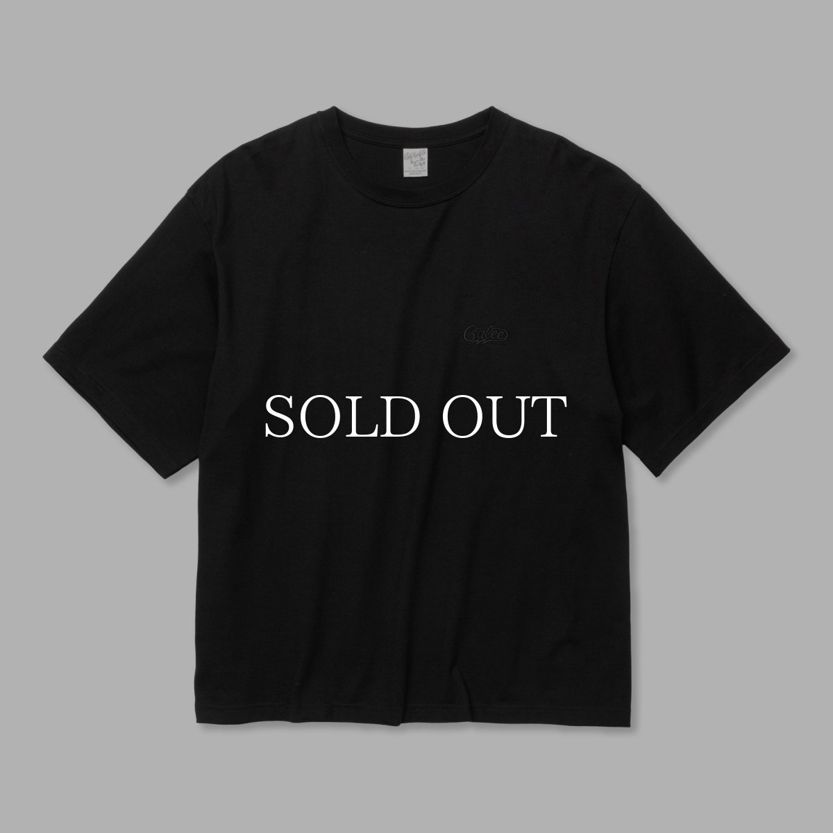 画像1: CALEE  EMBROIDERY DROP SHOULDER S/S TEE (1)