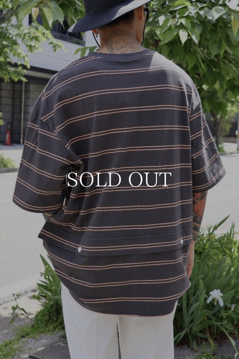 画像14: APPLEBUM  Ivy Border Back Pocket T-shirt (14)