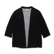 画像1: CALEE  PILE JACQUARD 9 LENGTH CARDIGAN (1)