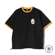 画像1: CALEE  × NFL STEELERS S/S NYLON GAME SH (1)