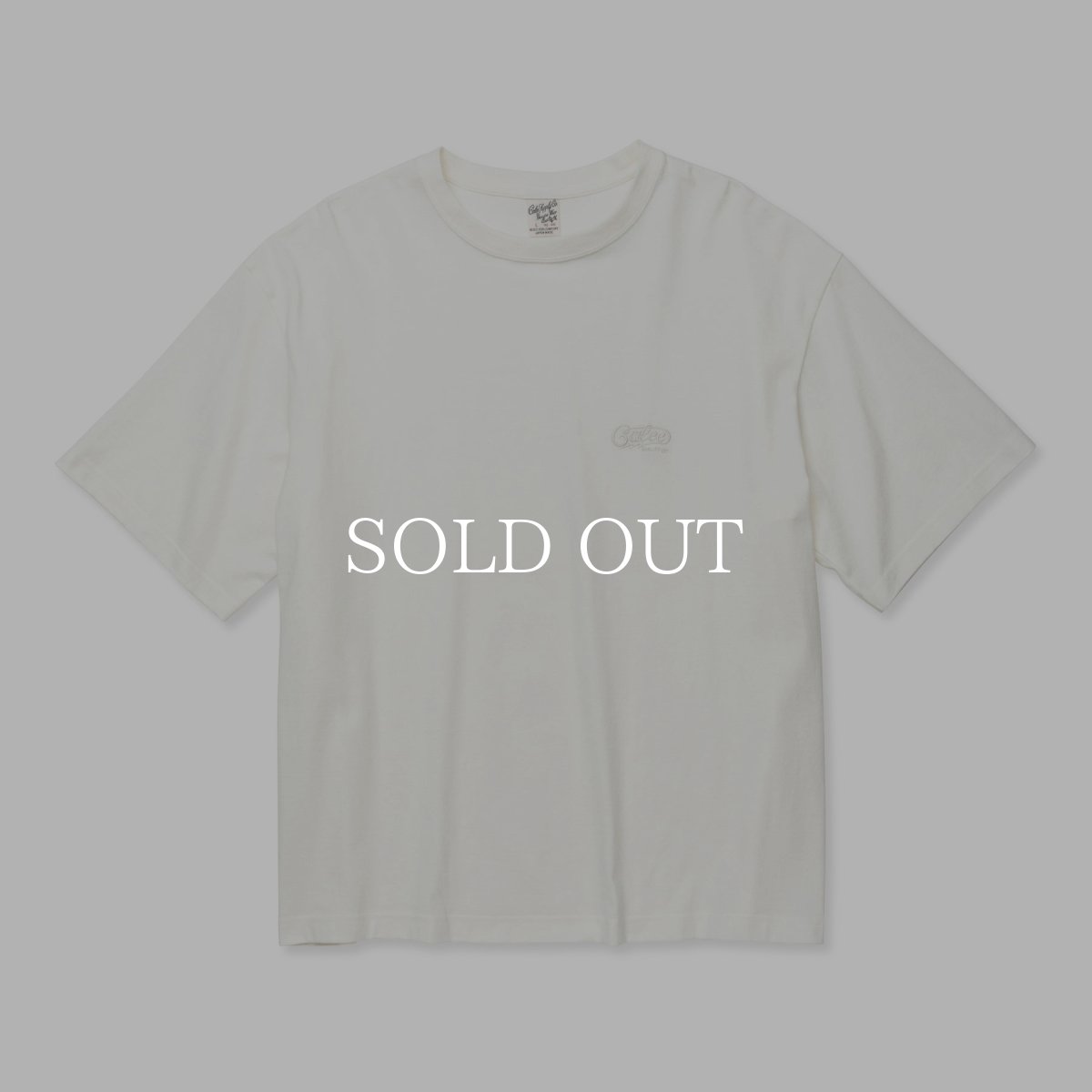 画像2: CALEE  EMBROIDERY DROP SHOULDER S/S TEE (2)