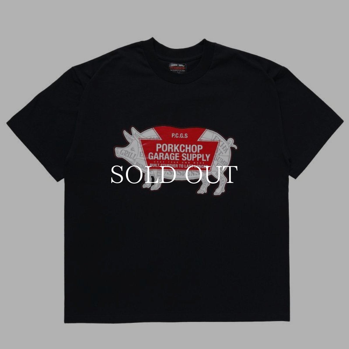 画像5: PORKCHOP GARAGE SUPPLY  LOGO PORK TEE (5)