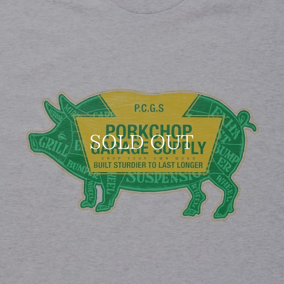 画像11: PORKCHOP GARAGE SUPPLY  LOGO PORK TEE (11)