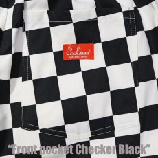 画像15: COOKMAN  Chef Pants Short Front pocket Checker Black (15)