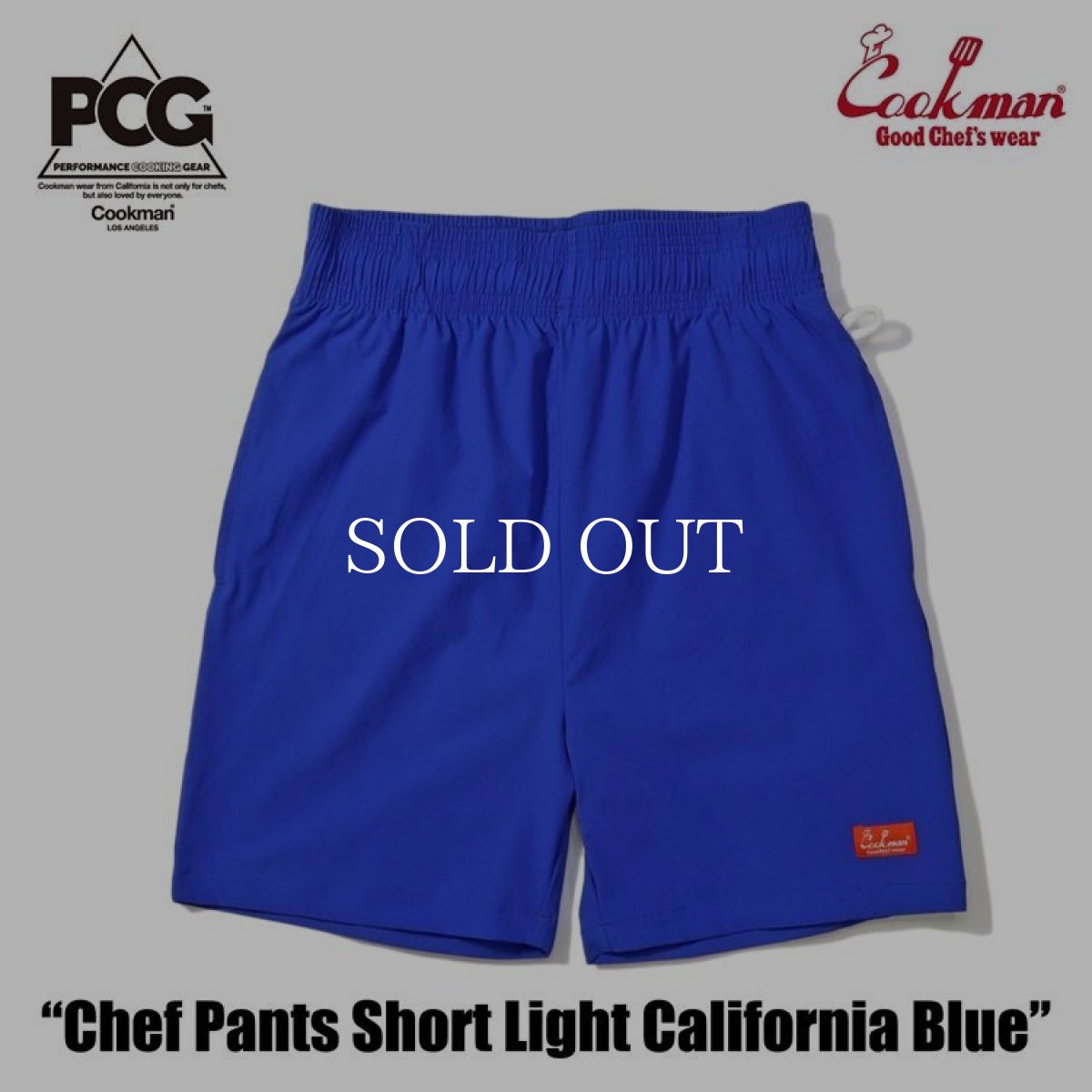 画像3: COOKMAN  Chef Pants Short Light California Blue (3)
