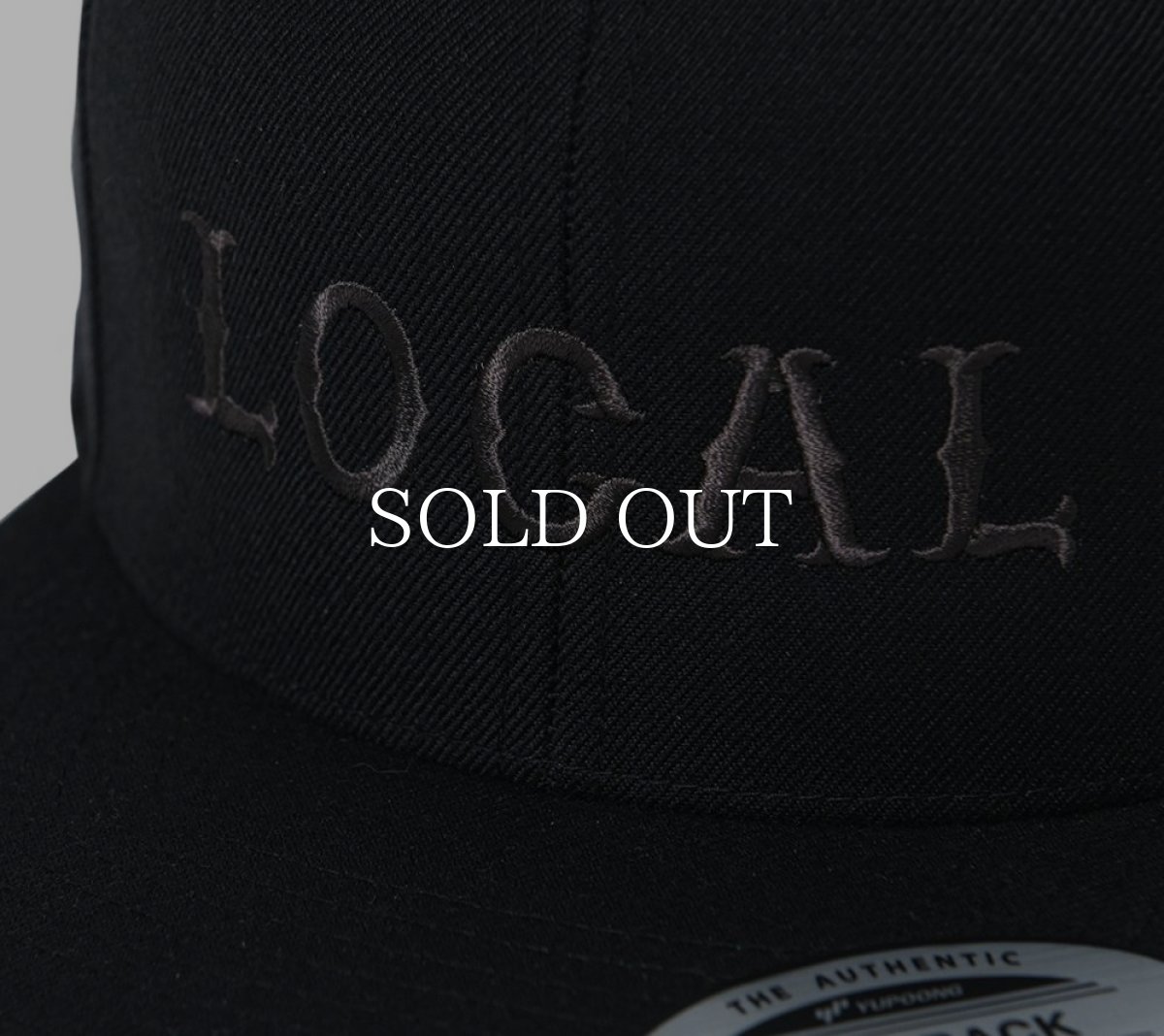 画像2: CUTRATE  CLASSIC LOCAL LOGO EMBORIDERY CAP (2)