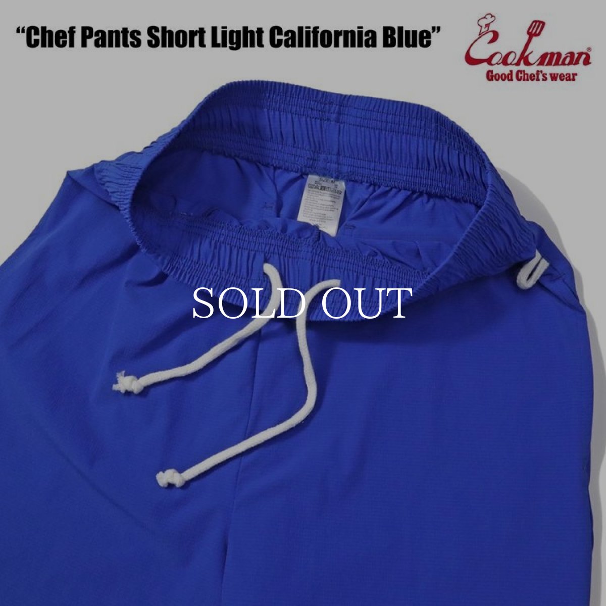 画像10: COOKMAN  Chef Pants Short Light California Blue (10)