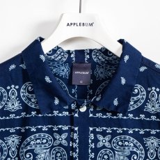 画像3: APPLEBUM  Indigo Paisley Shirt (3)