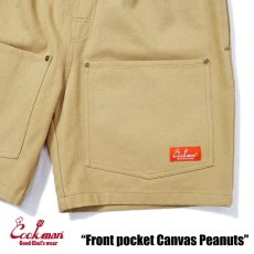 画像11: COOKMAN  Chef Pants Short Front pocket Canvas Peanuts (11)