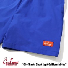 画像4: COOKMAN  Chef Pants Short Light California Blue (4)