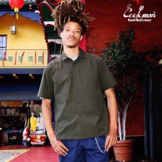 画像7: COOKMAN  Work Shirts Short Sleeve Light Olive (7)