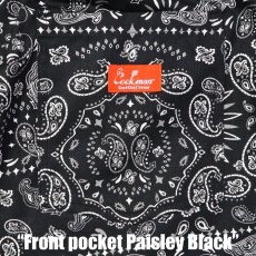 画像13: COOKMAN  Chef Pants Short Front pocket Paisley Black (13)