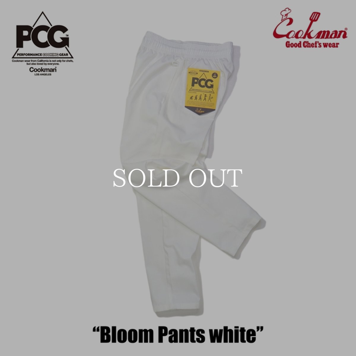 画像3: COOKMAN  Bloom Pants White (3)
