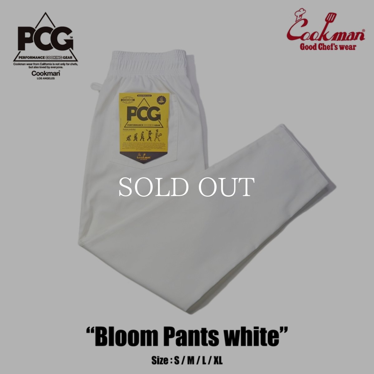画像1: COOKMAN  Bloom Pants White (1)