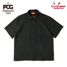 画像1: COOKMAN  Work Shirts Short Sleeve Light Black (1)