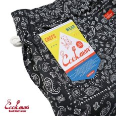 画像14: COOKMAN  Chef Pants Short Front pocket Paisley Black (14)