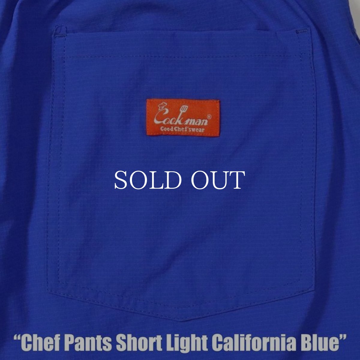 画像11: COOKMAN  Chef Pants Short Light California Blue (11)