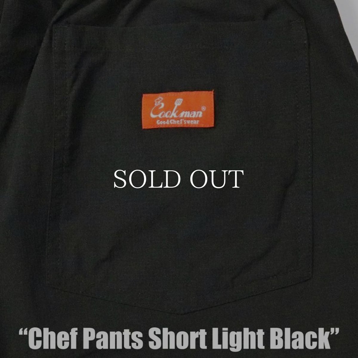 画像10: COOKMAN  Chef Pants Short Light Black (10)