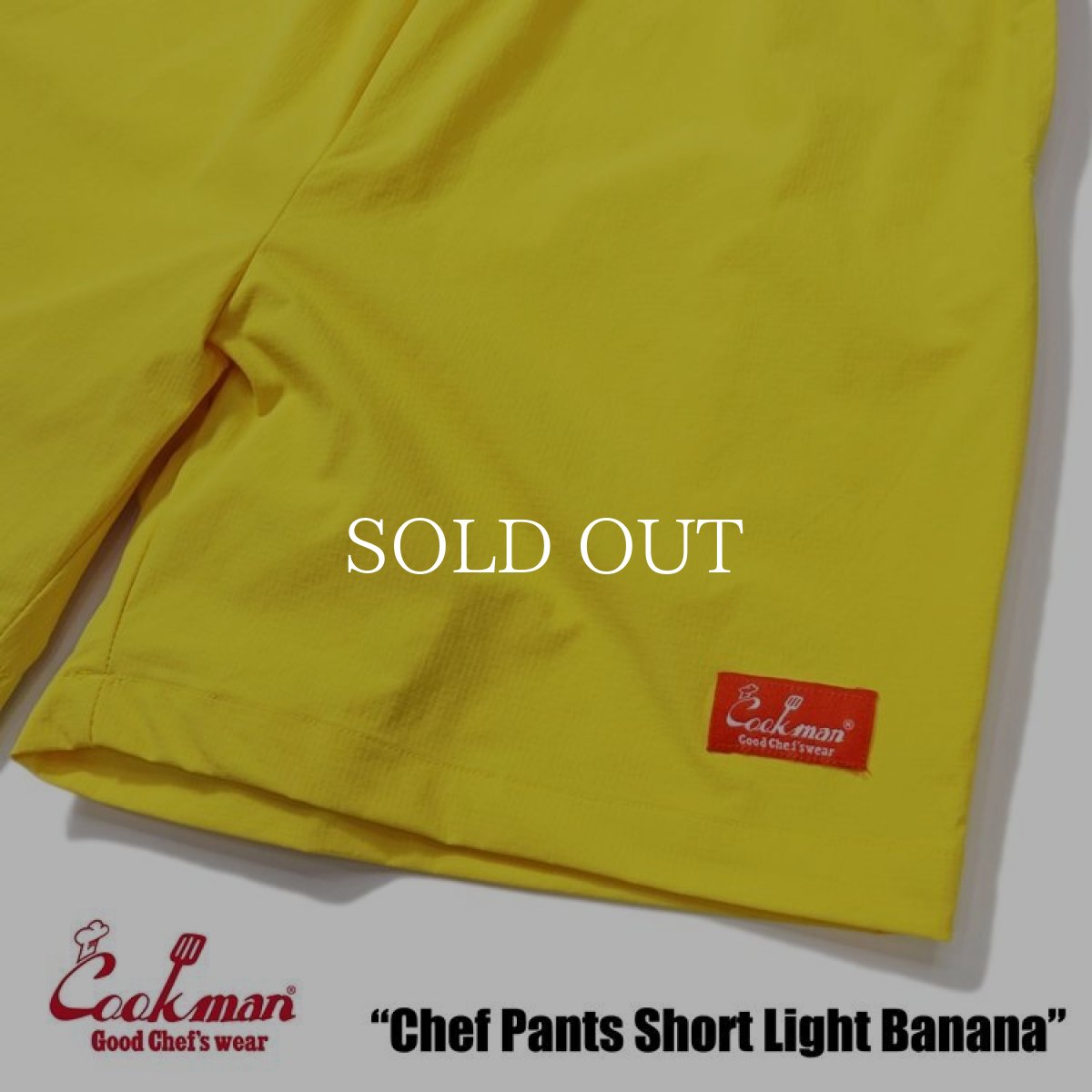 画像4: COOKMAN  Chef Pants Short Light Banana (4)