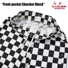 画像17: COOKMAN  Chef Pants Short Front pocket Checker Black (17)