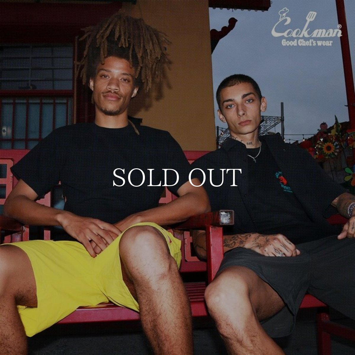 画像7: COOKMAN  Work Shirts Short Sleeve Light Black (7)