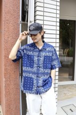 画像7: APPLEBUM  Indigo Paisley Shirt (7)