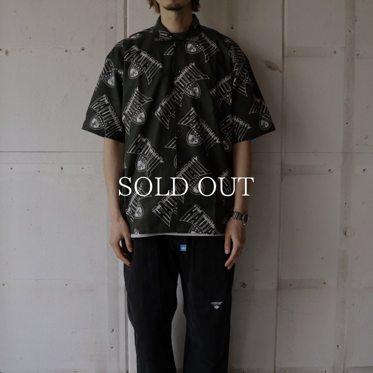 画像13: RADIALL   HOOD CITY-OPEN COLLARED SHIRT S/S (13)