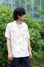 画像6: OLD JOE   ORIGINAL PRINTED OPEN COLLAR SHIRTS (SWIM) Short-sleeve (6)