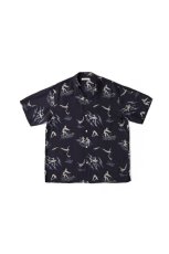 画像1: OLD JOE   ORIGINAL PRINTED OPEN COLLAR SHIRTS (SWIM) Short-sleeve (1)