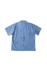 画像7: OLD JOE   ORIGINAL PRINTED OPEN COLLAR SHIRTS(DRAWING)Short-sleeve (7)