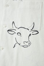 画像2: OLD JOE   ORIGINAL PRINTED OPEN COLLAR SHIRTS(DRAWING)Short-sleeve (2)