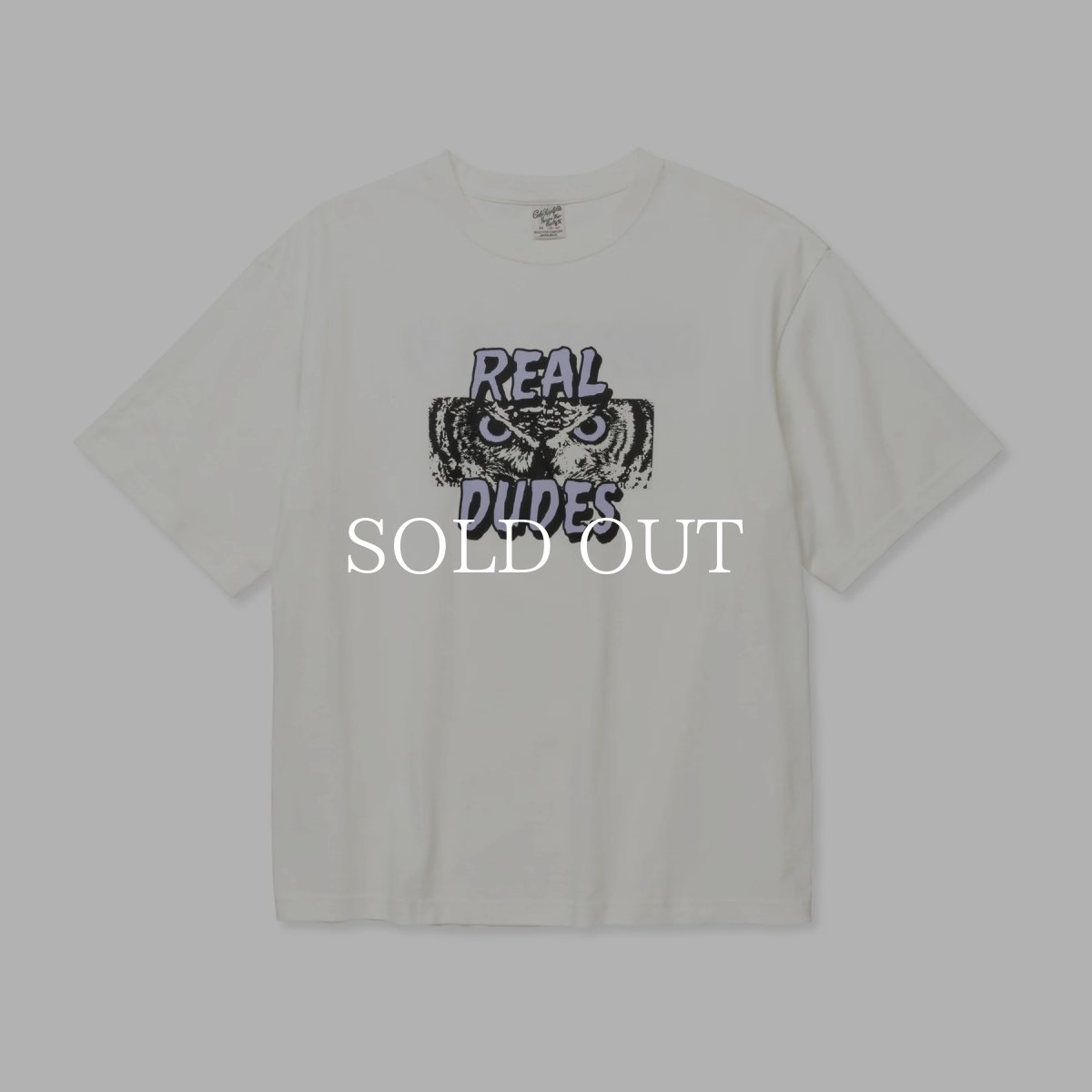 画像3: CALEE  DROP SHOULDER "REAL DUDES" TEE (3)