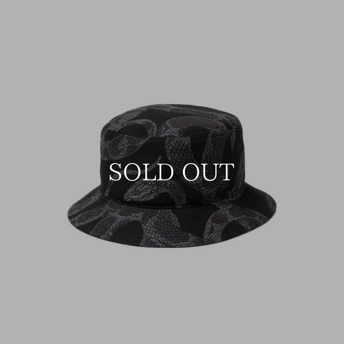 画像1: CALEE  R/P ALLOVER SNAKE PATTERN BUCKET HAT ＜LIMITED＞ (1)
