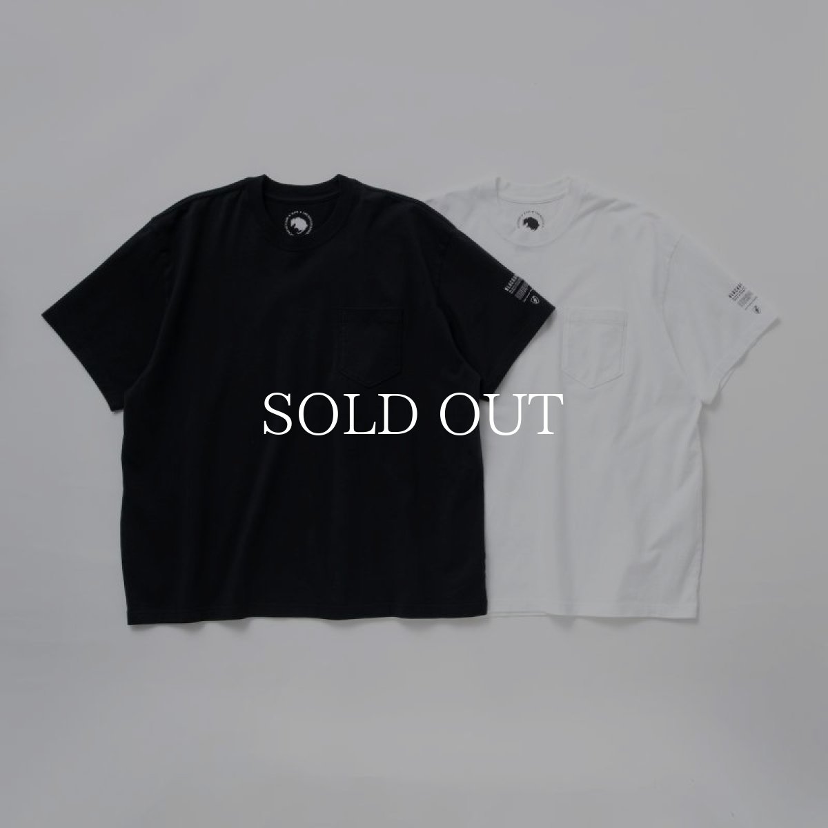 画像1: RATS  PACK TEE BIG SILHOUETTE (CREW NECK) (1)