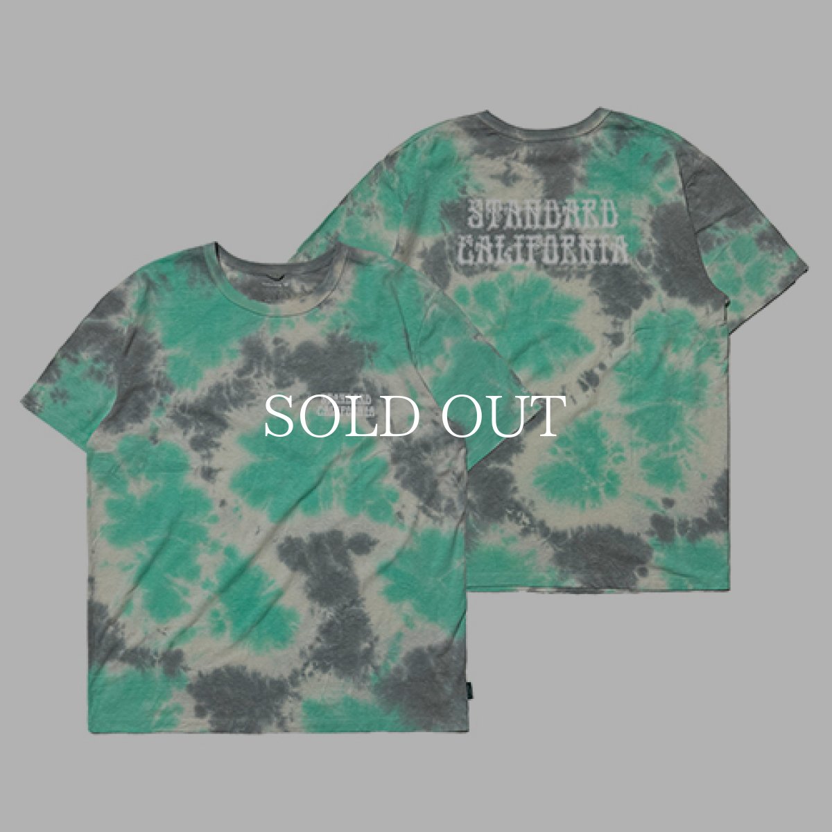 画像1: STANDARD CALIFORNIA  GOHEMP × SD Tie Dye Dead Logo T (1)