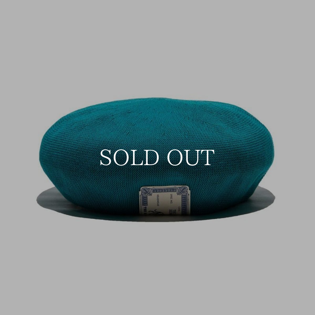 画像7: THE H.W.DOG&CO.  COTTON CLUB BASIC BERET (7)