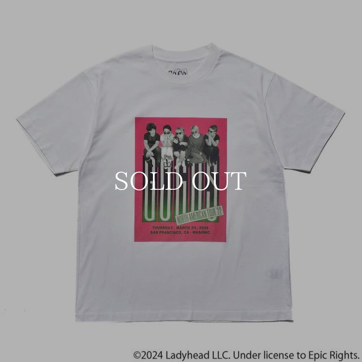 画像1: MINEDENIM  GO-GO'S "NORTH AMERICAN TOUR" Print Crewneck T-SH (1)