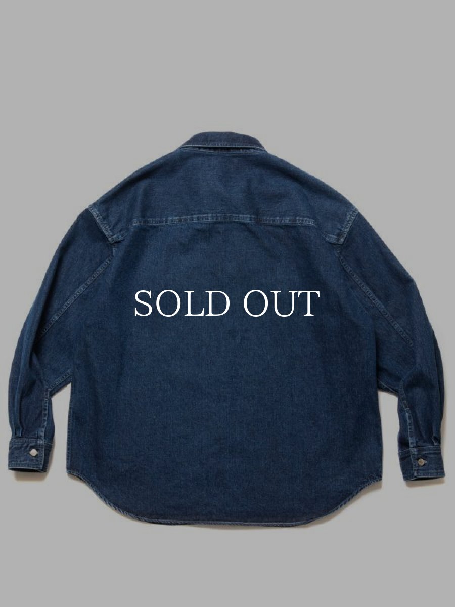 画像2: COOTIE   10.5oz Denim L/S Work Shirt (2)