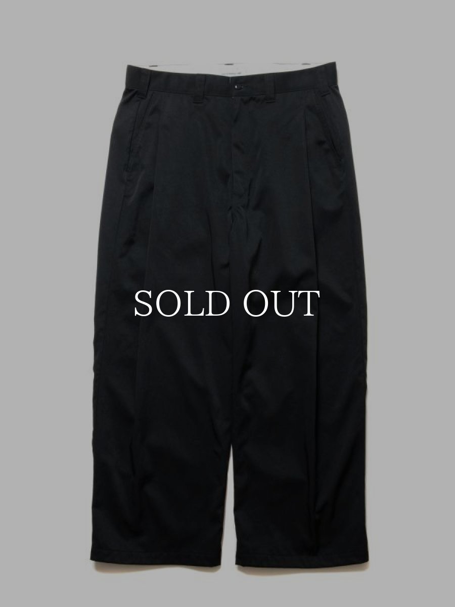画像1: COOTIE   Nylon Chino Cloth 1 Tuck Trousers (1)