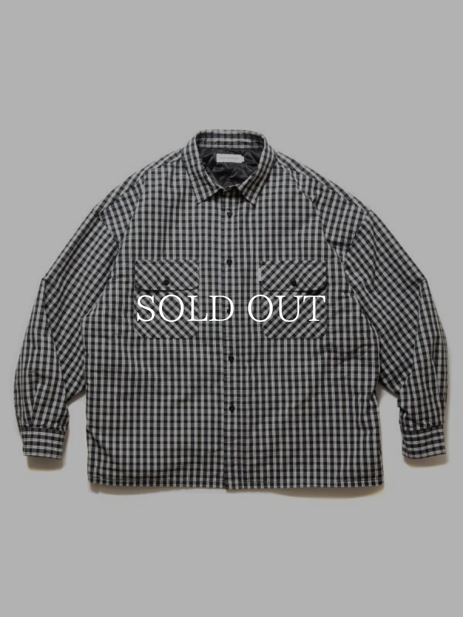 画像1: COOTIE   Dobby Check Quilting CPO Jacket (1)