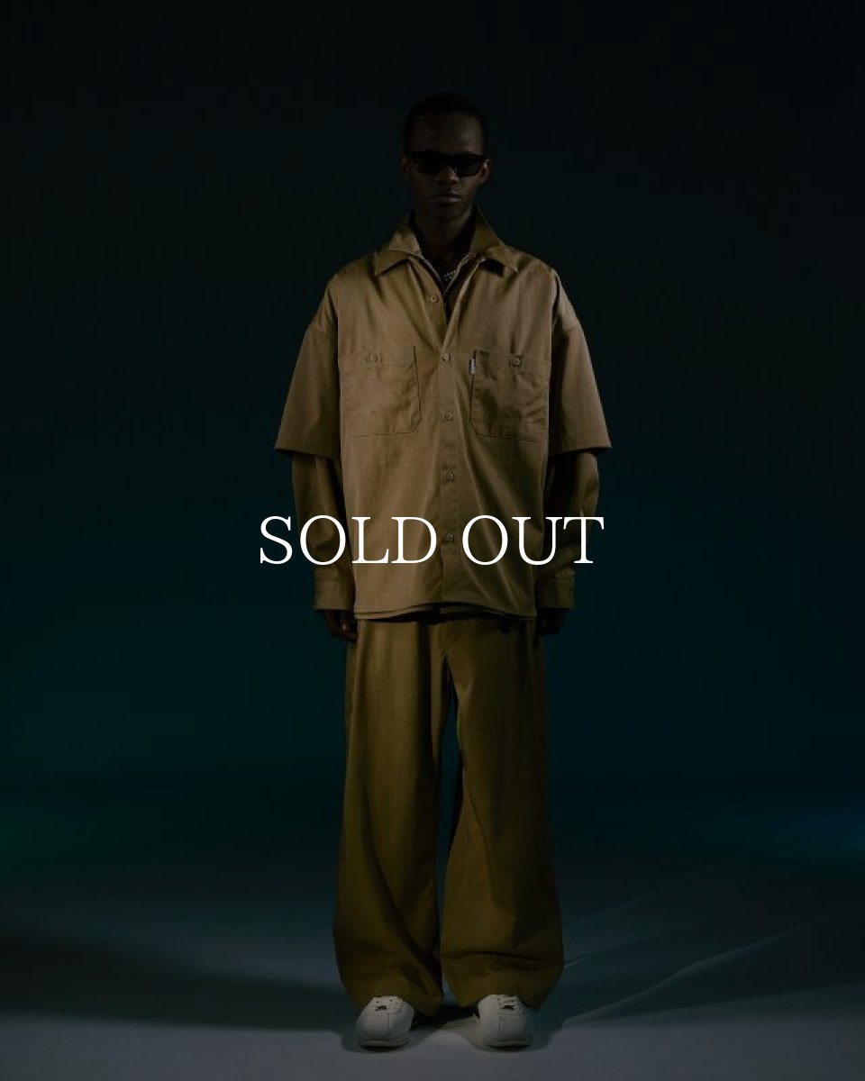 画像4: COOTIE   Nylon Chino Cloth 1 Tuck Trousers (4)