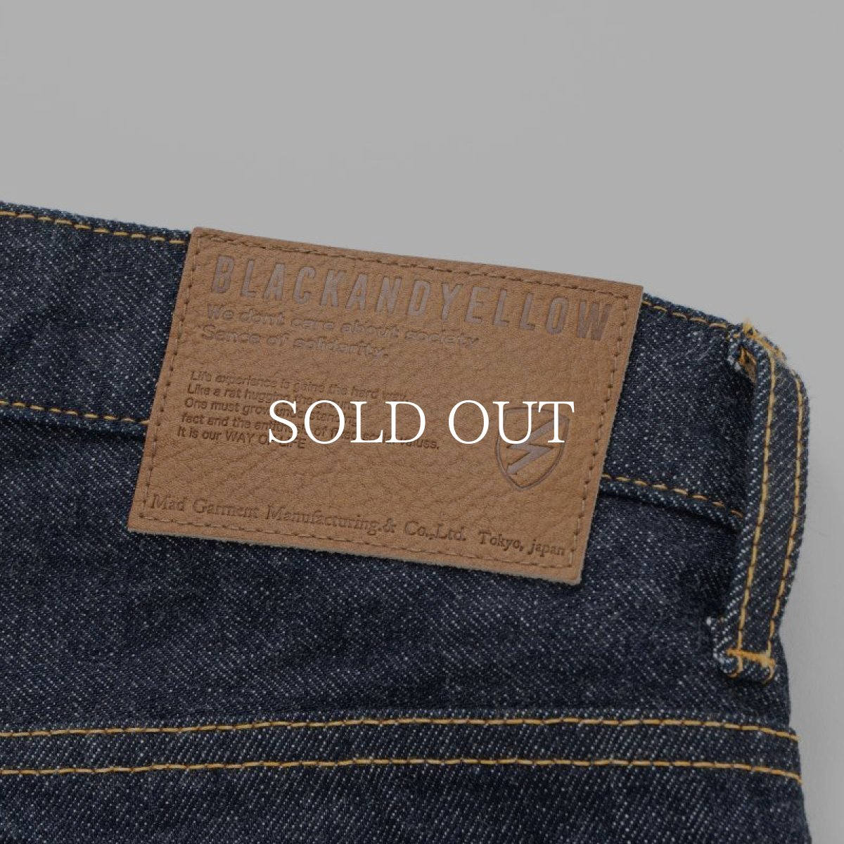 画像4: RATS  INDIGO DENIM PANTS (4)