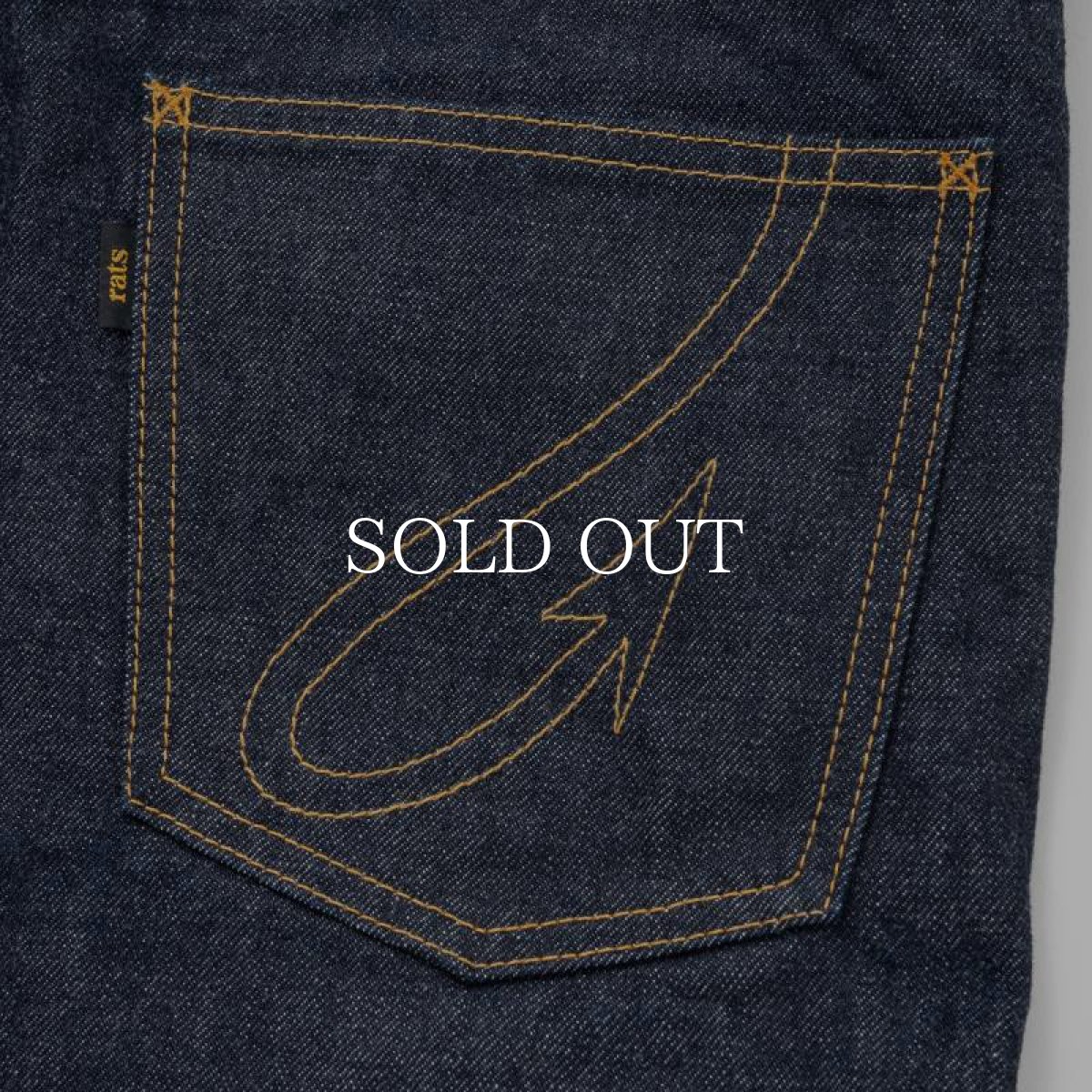 画像5: RATS  INDIGO DENIM PANTS (5)