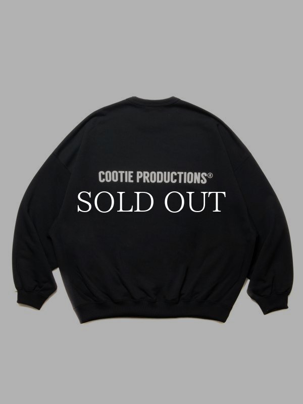 cootie クーティー スウェット DRY OVERSIZED SWEAT 黒 COOTIE(クーティー) Dry Tech Oversized Sweat Crew