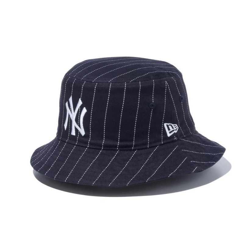 PG New Era ストライプハット ネイビー NEW ERA バケット01 リバーシブル MLB Reversible Hat ニューヨーク