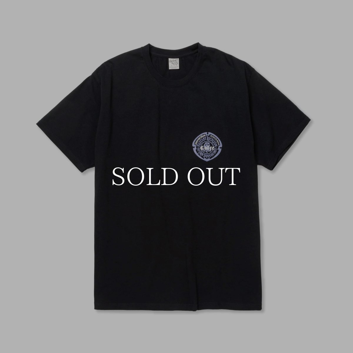 画像1: CALEE  STRETCH EMBLEM LOGO TEE ＜NATURALLY PAINT DESIGN＞ (1)