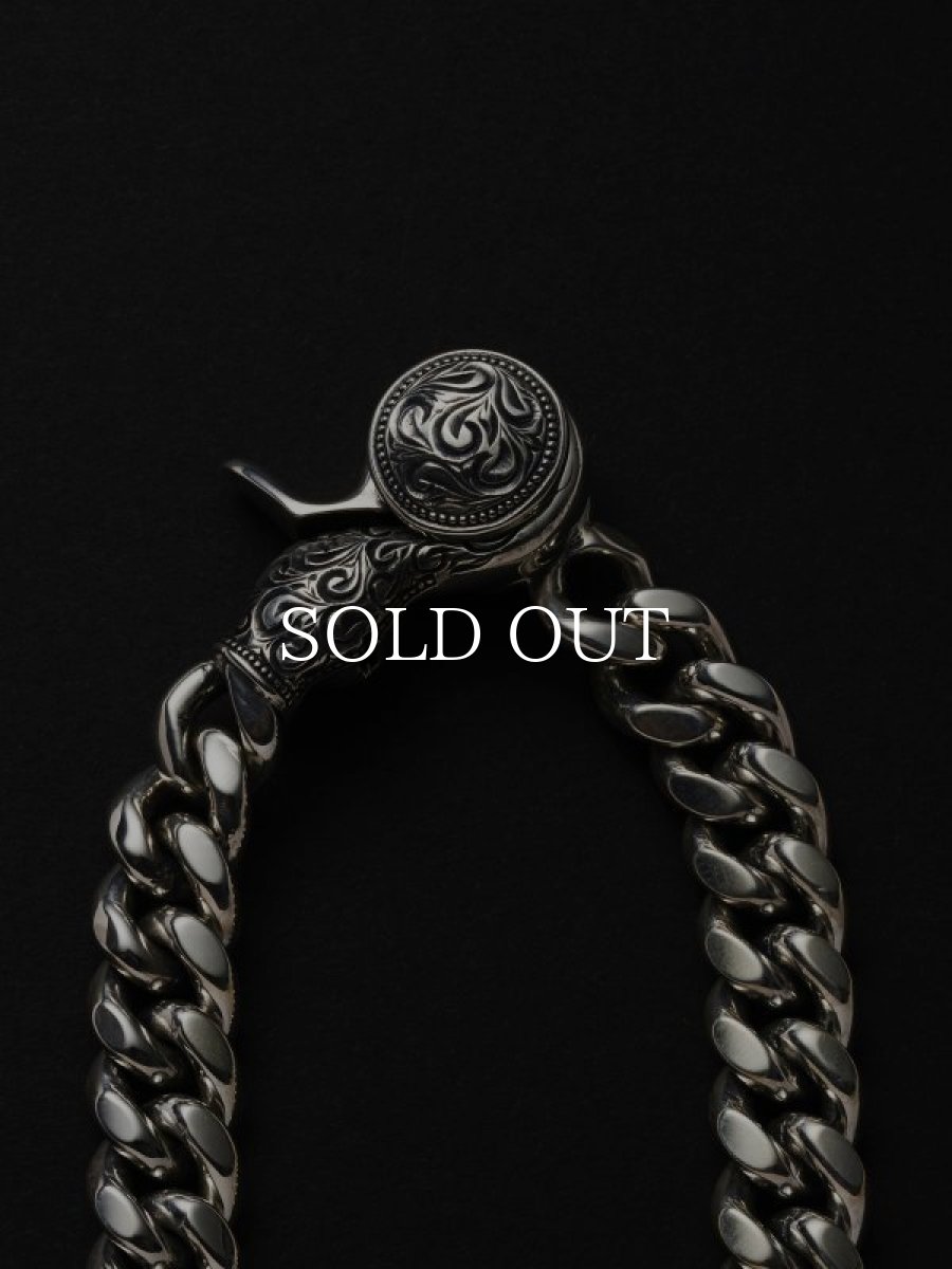 画像2: ANTIDOTE BUYERS CLUB   Engraved Classic Chain Bracelet (2)