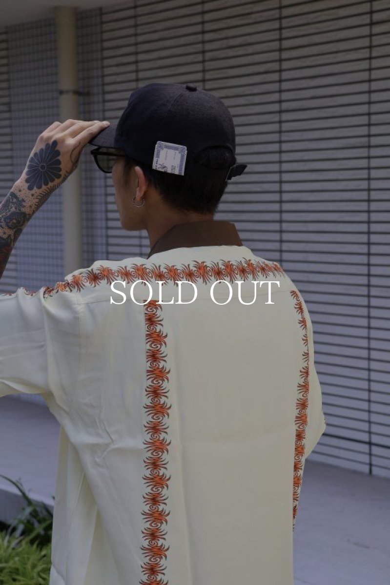 画像8: exodus  TROPICAL GLASS HAWAIIAN SHIRT (8)